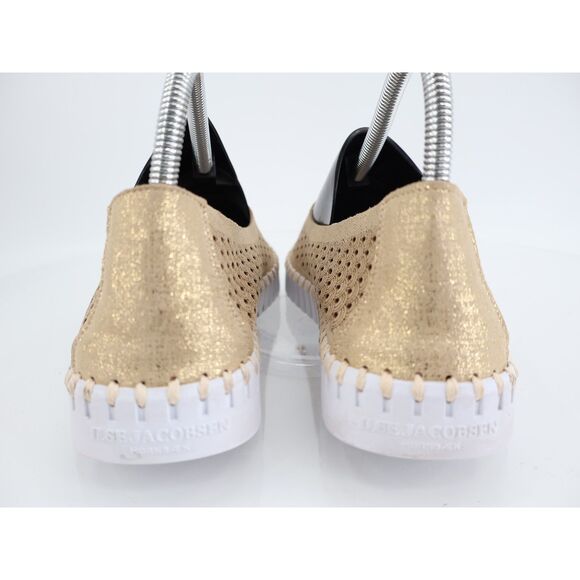 Ilse Jacobsen Women Tulip Bit Platform Slip On Shoe Size 40 10 Gold Loafer - Picture 6 of 12